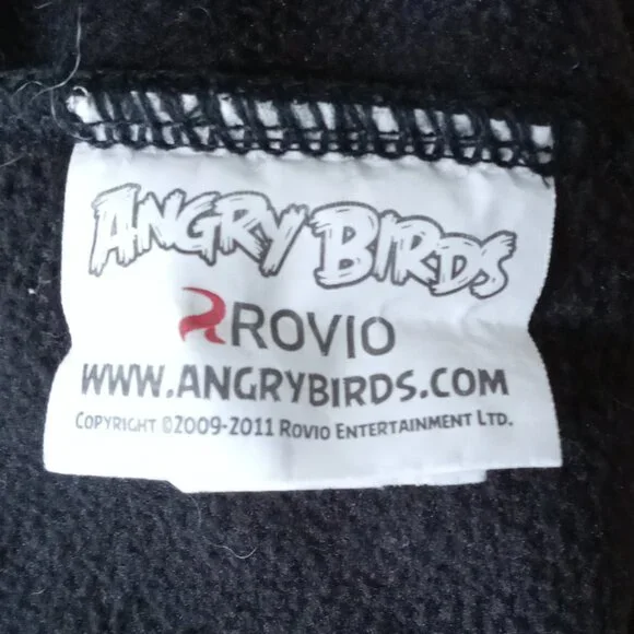 🔥Angry Birds Fleece Lined Hat with Braids and Yellow Pom - Picture 5 of 6
